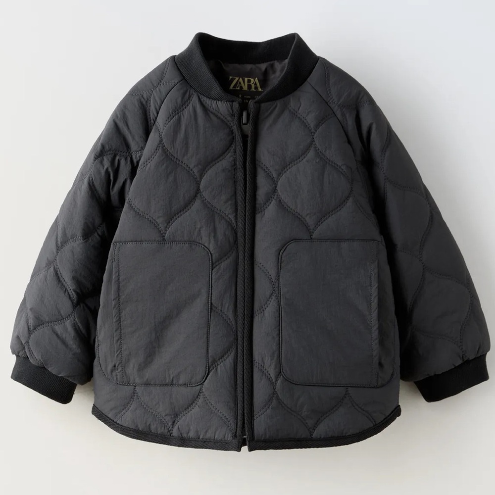Zara water Repellent Quilted Puffer Jacket